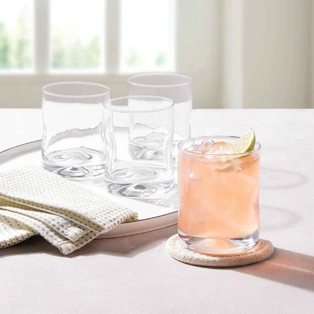 Whiskey Glasses Set of 4, 12 OZ, Personalized, Bourbon, Crystal Scotch Glass