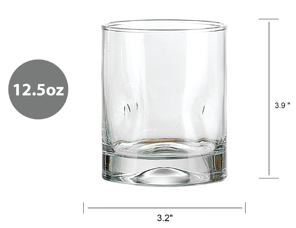 Whiskey Glasses Set of 4, 12 OZ, Personalized, Bourbon, Crystal Scotch Glass