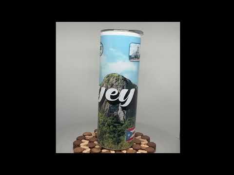 Puerto Rico and 78 Towns Tumbler 20oz Hot and Cold