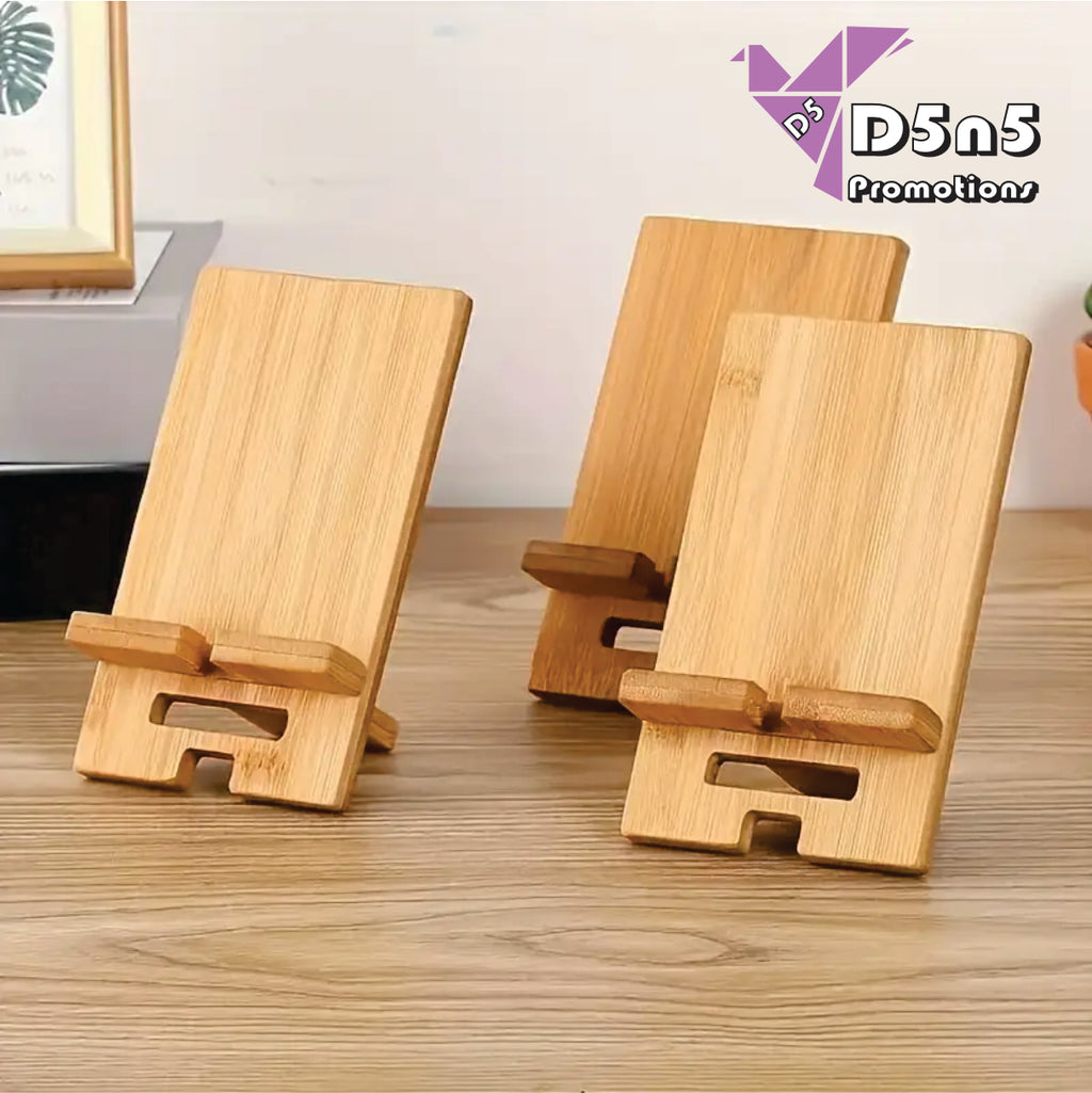 Wooden Phone Stand Personalized Eco-friendly bamboo phone holder