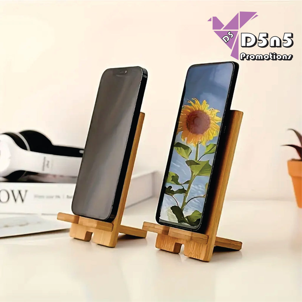 Wooden Phone Stand Personalized Eco-friendly bamboo phone holder