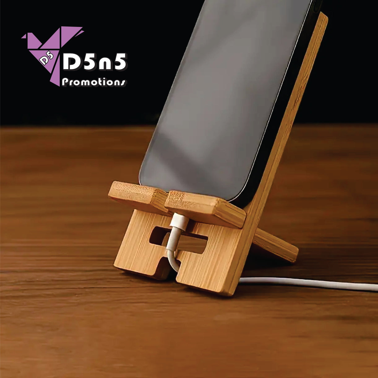 Wooden Phone Stand Puerto Rico Souvenirs Eco-friendly bamboo phone holder
