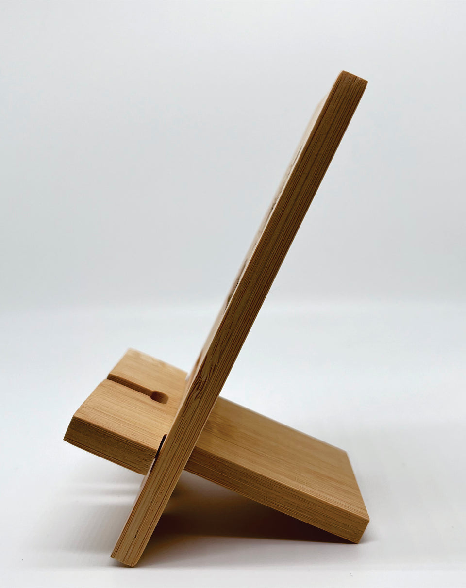 Wooden Phone Stand Puerto Rico Souvenirs Eco-friendly bamboo phone holder
